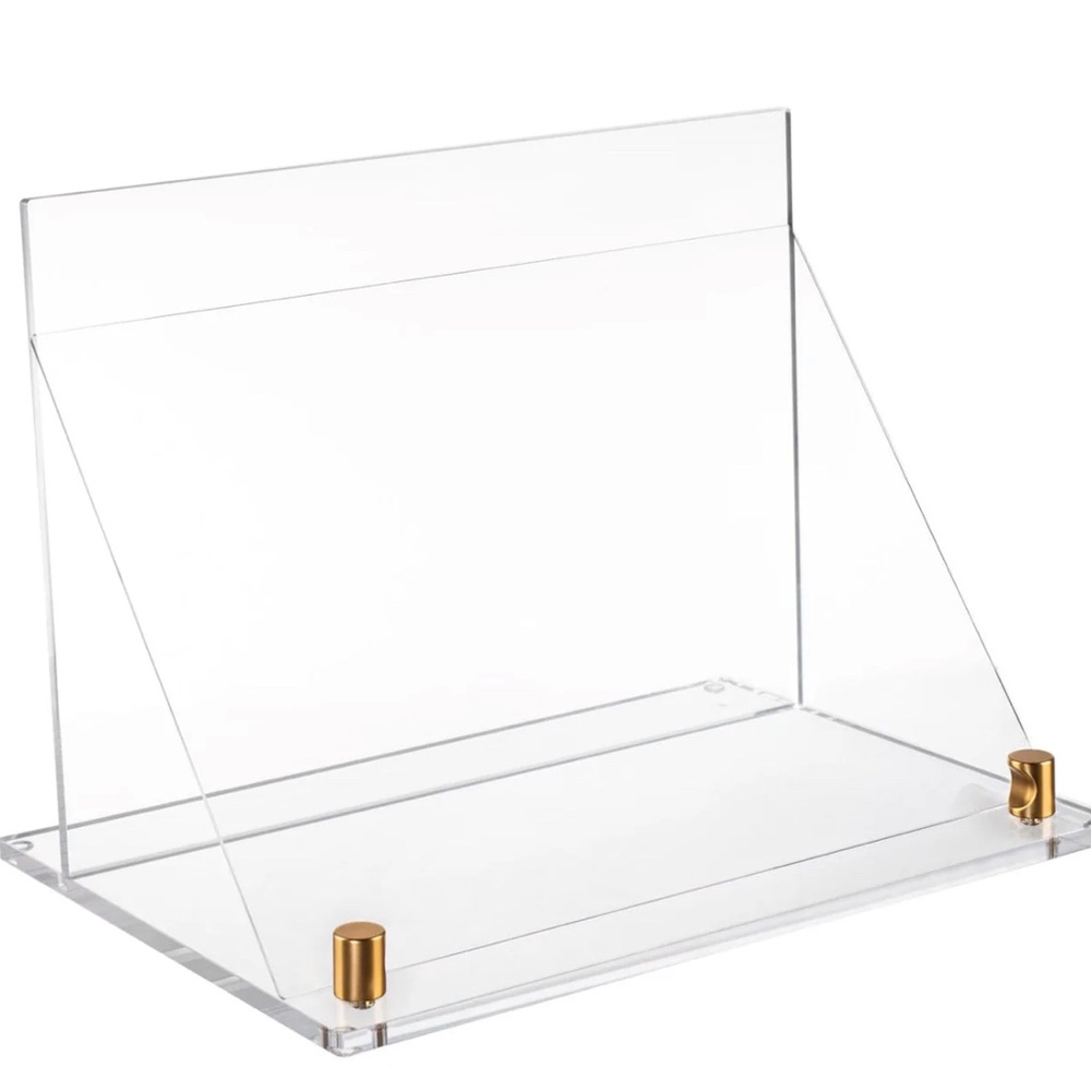 Lucite Cookbook Stand